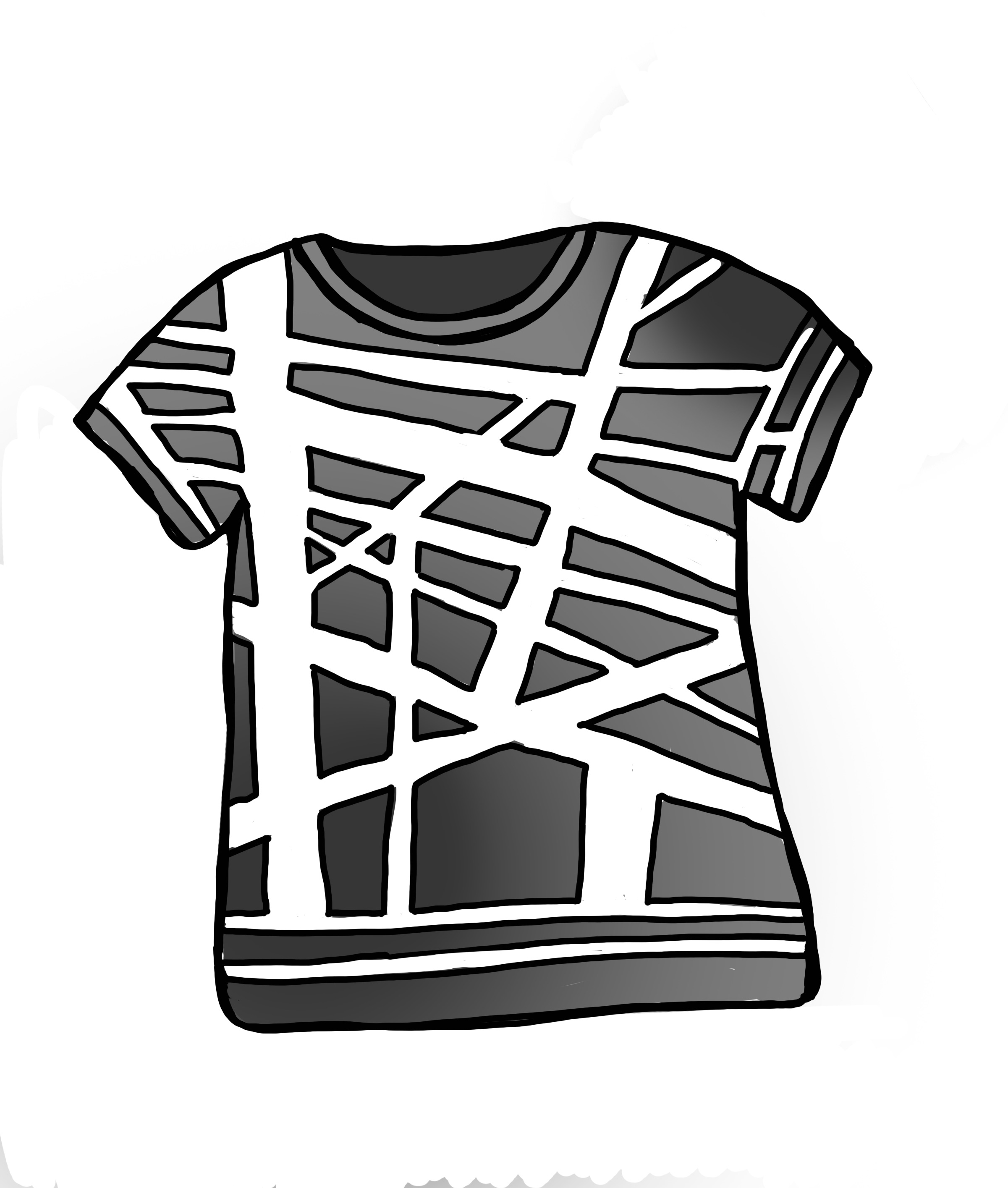 Stoff und T-Shirt neu gestalten